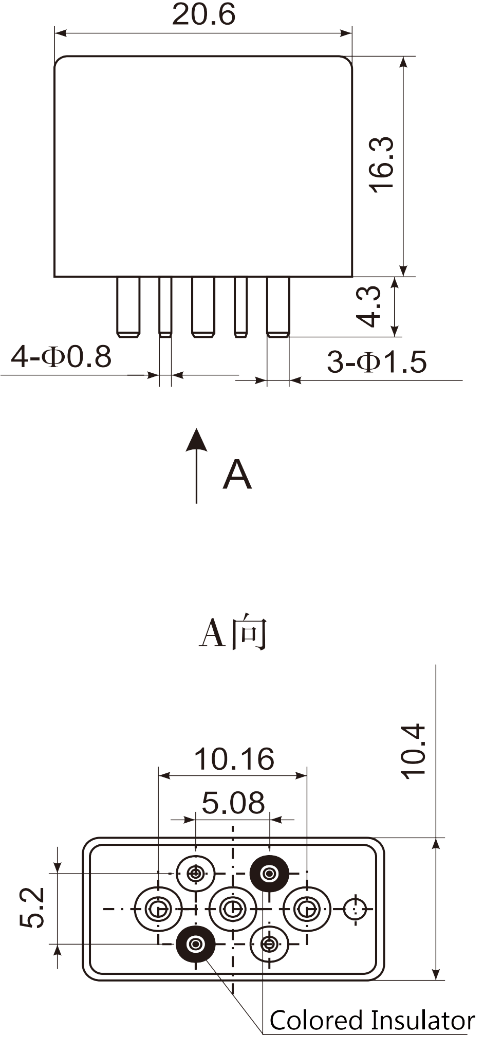 1JB10 1 Dimensions Mounting Style A 0