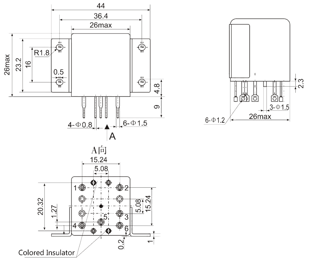 1JB6 1 Dimensions