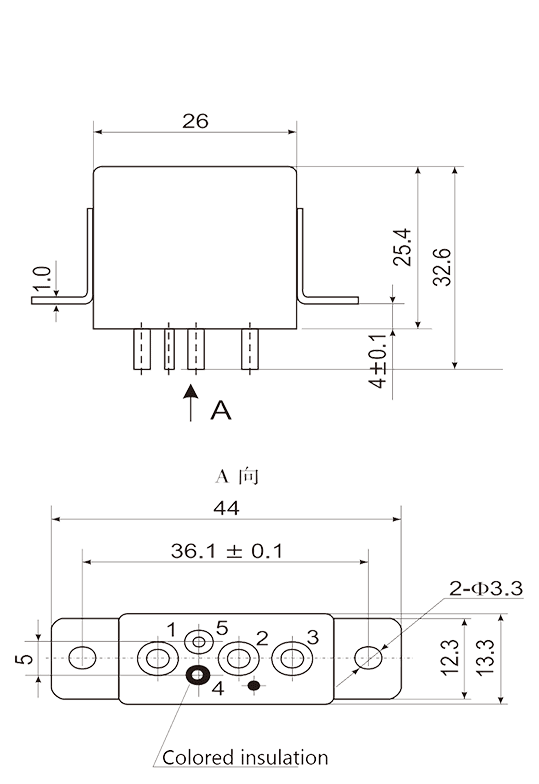 1JT25 1 Dimensions Mounting Style C 2