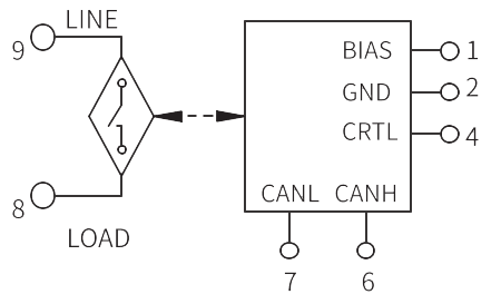 1JWA10 2 Circuit diagram bottom view