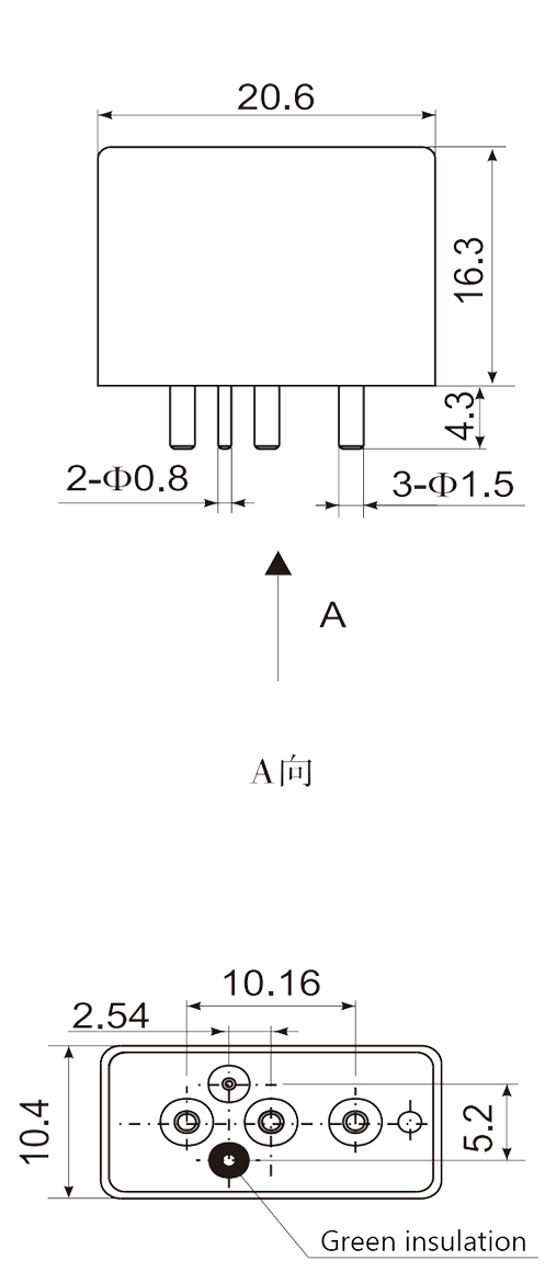 1jt10 1 Dimensions Mounting Style A 0