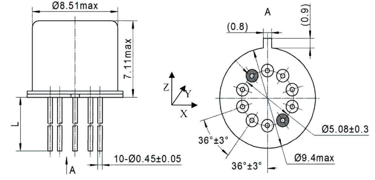 2JB1 910 Dimension