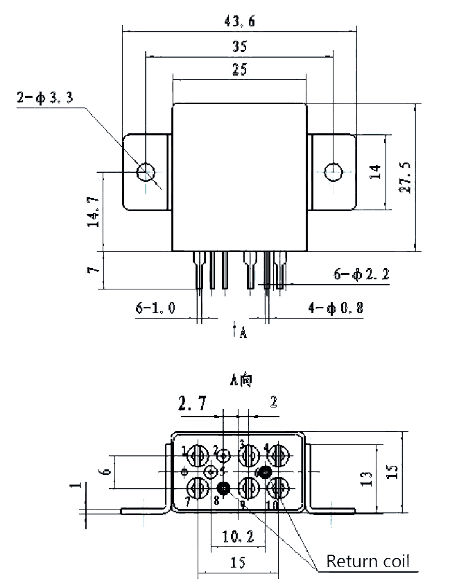 2JB15 1 Dimensions Mounting Style B3