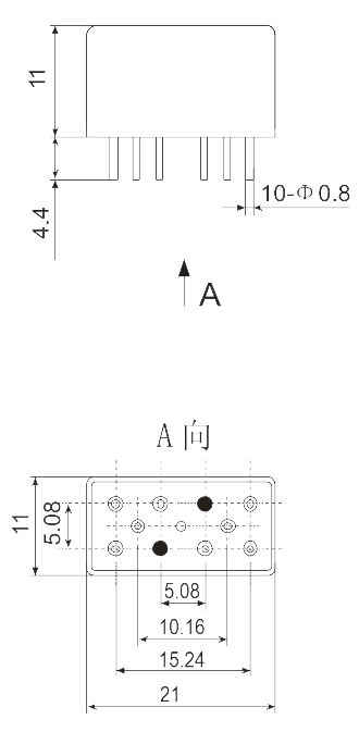 2JB2 1 Dimensions Installation method A0