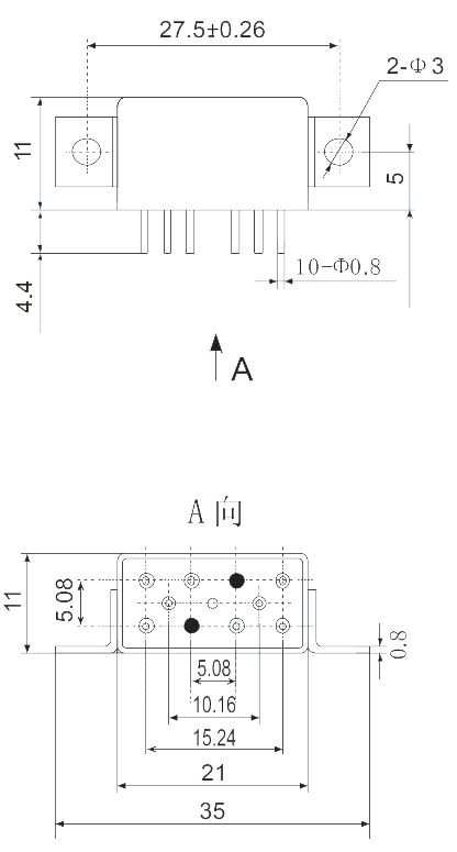 2JB2 1 Dimensions Installation method B3