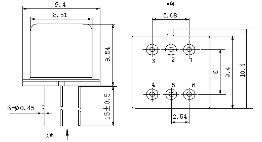 2JG0.5 1 Mechanical drawings