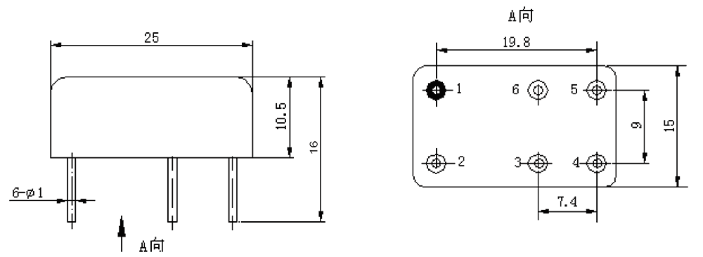 2JG2 1 Mechanical drawings