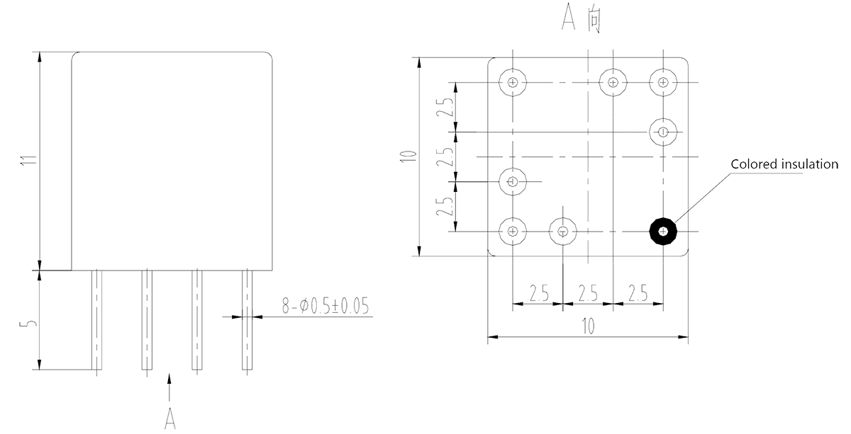 2JL0.5 1 Dimensions