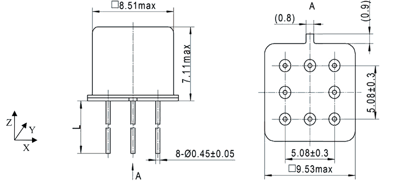 2JT1 921 Outline Dimensions