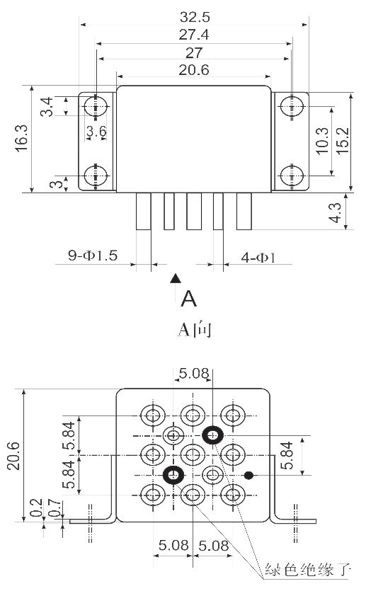 3JB10 1 Dimensions Mounting Style B3