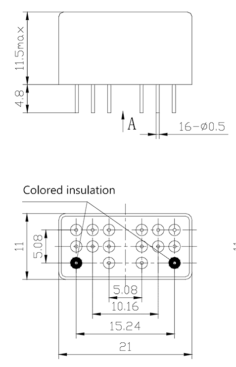 4JB2 2 Dimensions Mounting style A 0