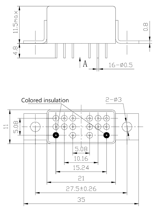 4JB2 2 Dimensions Mounting style C 1