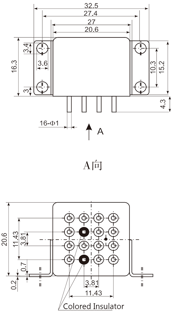 4JB5 3 Dimensions Mounting Style B 3