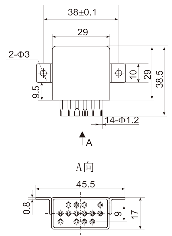 4JGXM 3 Dimensions Mounting Style B 3