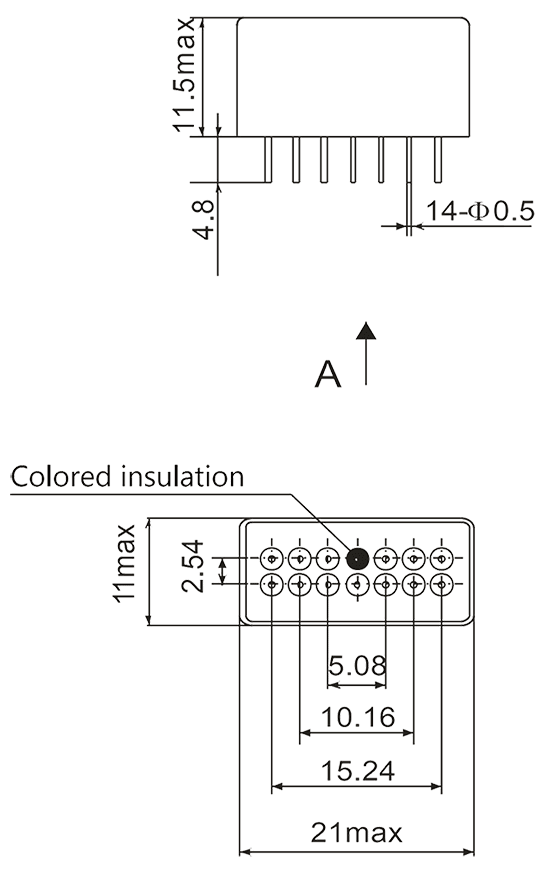 4JL2 1 Dimensions Mounting Style A 0