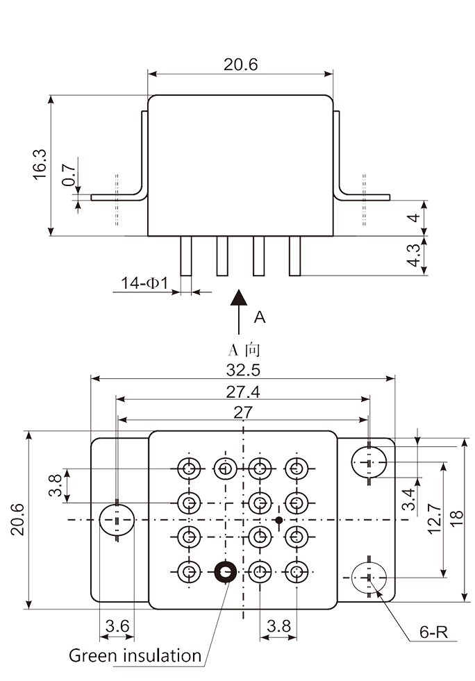 4JT5 3 Dimensions Mounting Style C2