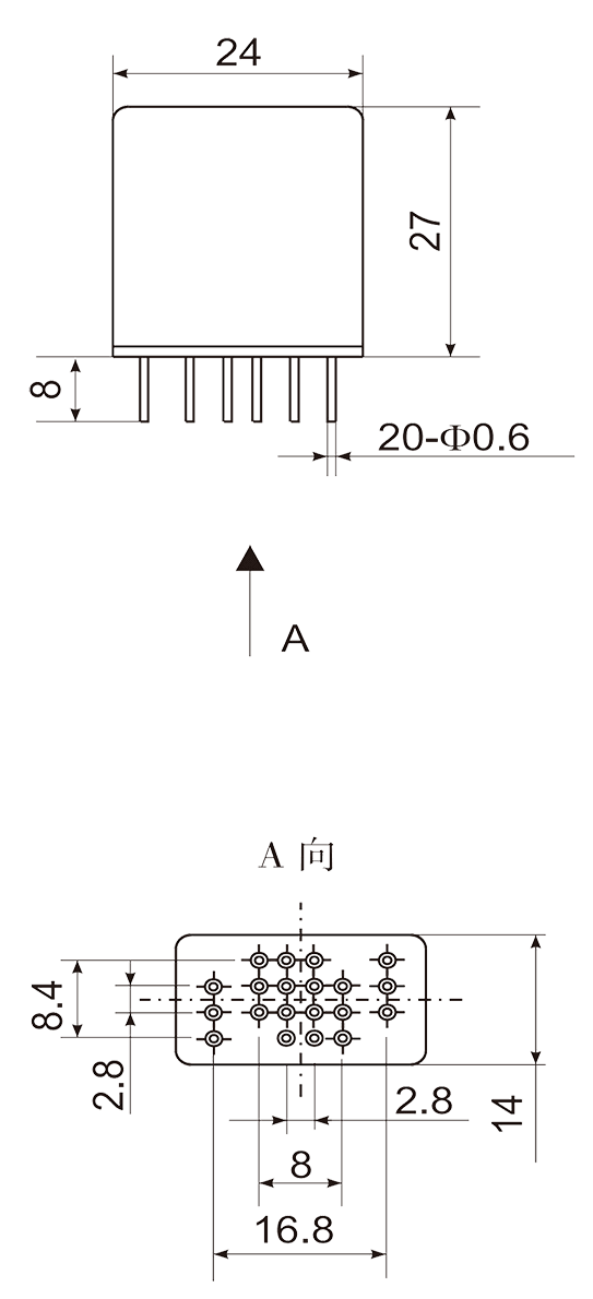 6JR 3 Dimensions Mounting Style A 0