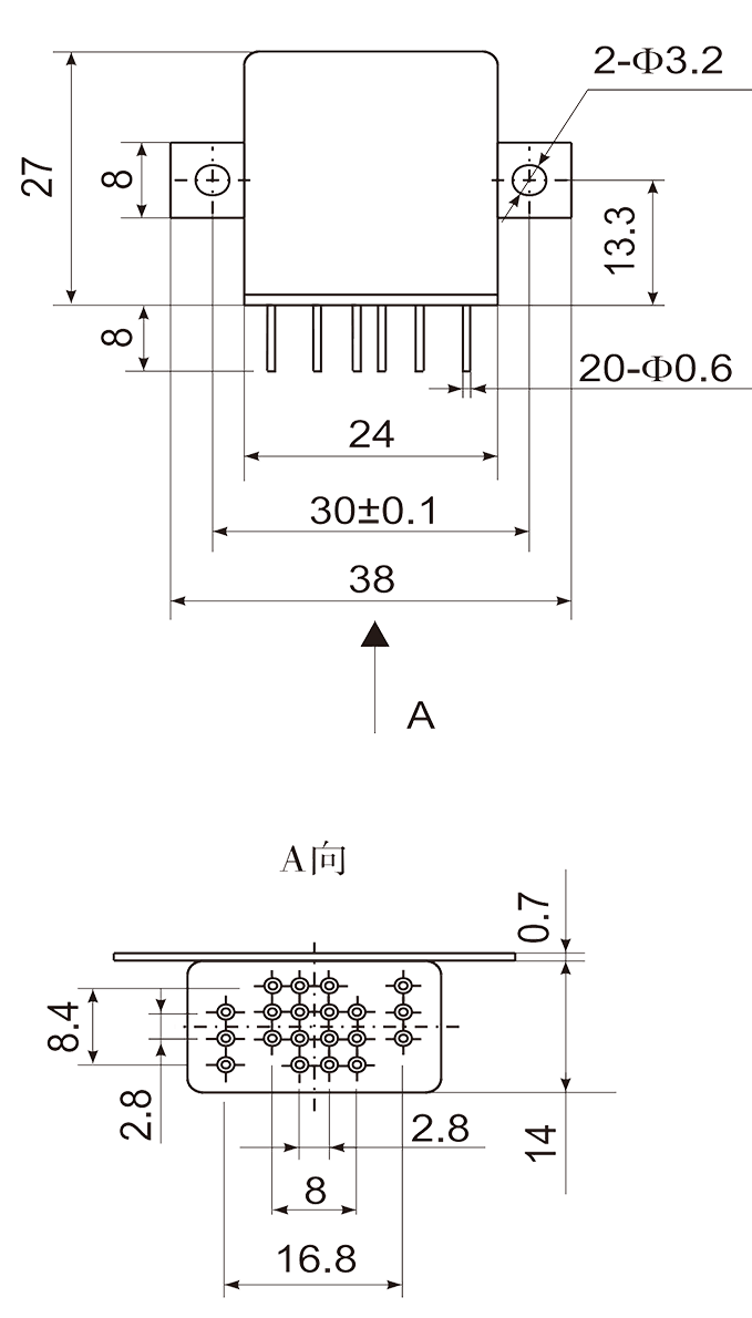 6JR 3 Dimensions Mounting Style B 3