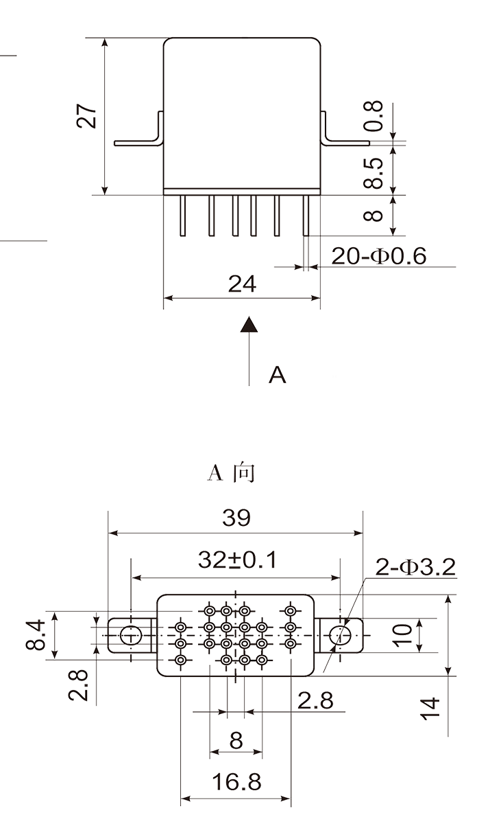 6JR 3 Dimensions Mounting Style C 2