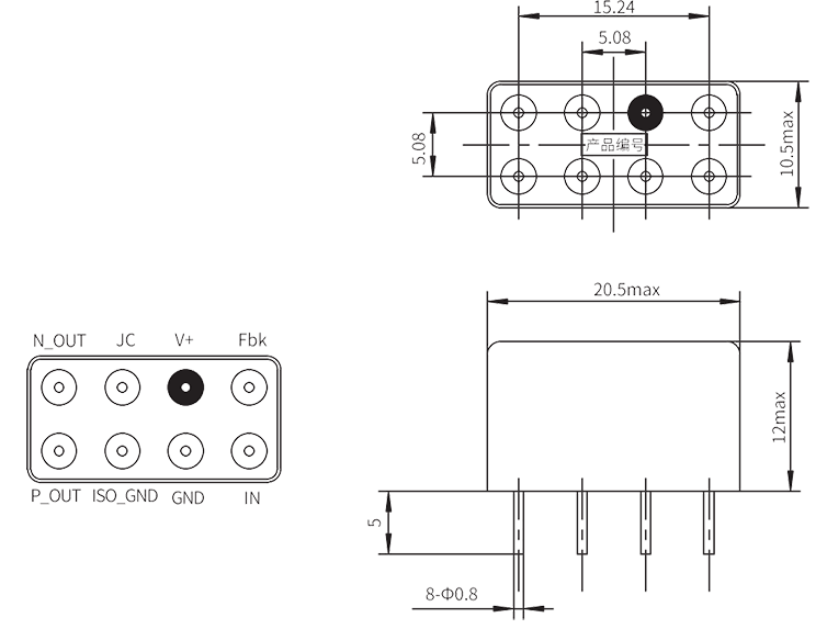 DRV 2 Dimensions