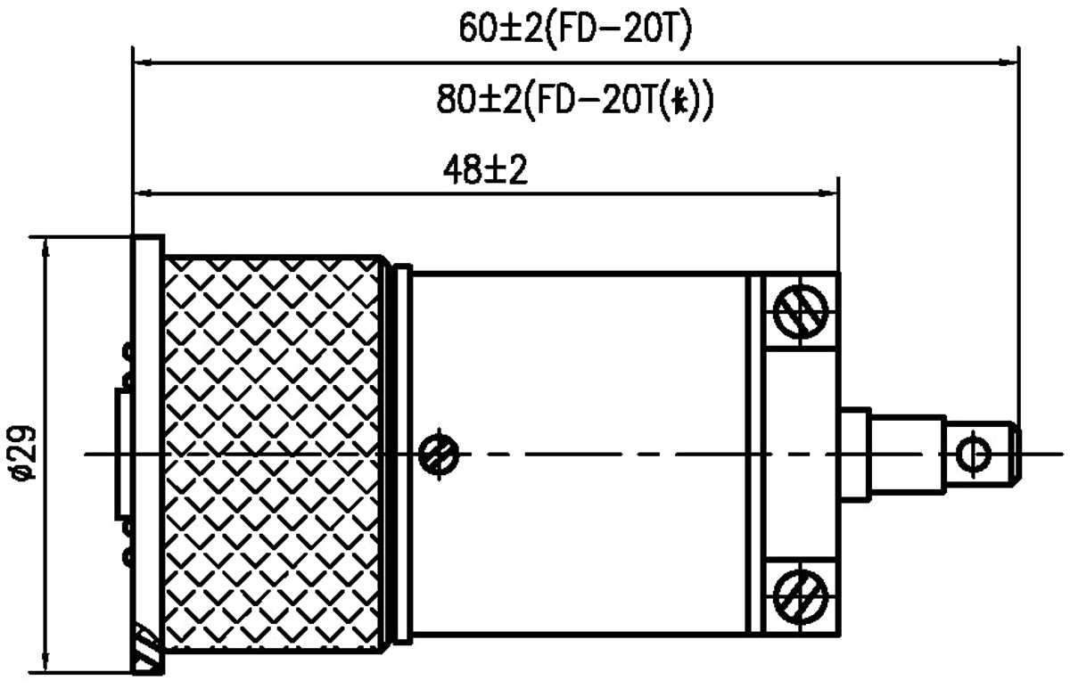 FD Type Umbilical Connector FD 20T FDA 20T FD 20T long FDA 20T long