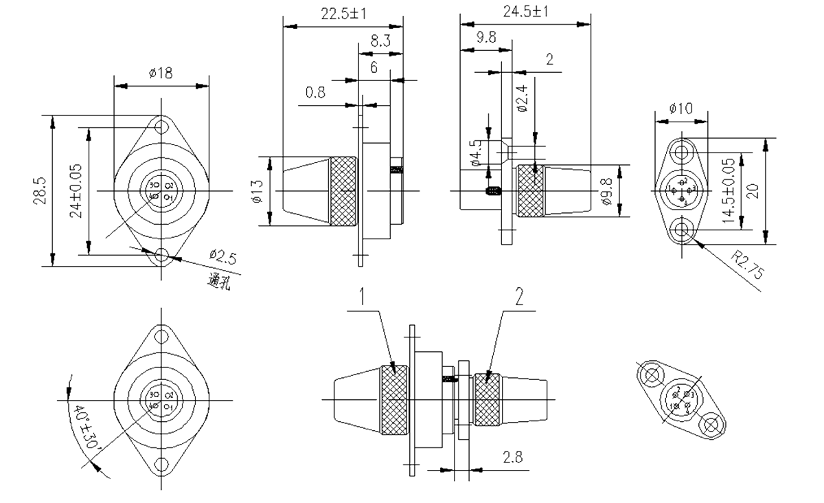 FD Type Umbilical Connector FD 4