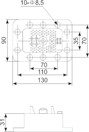 G 103D dimension Sealed plug