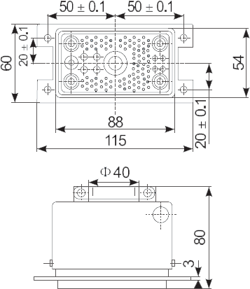 G103 socket Dimension