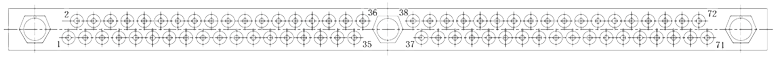 J27A contact arrangement 72pin