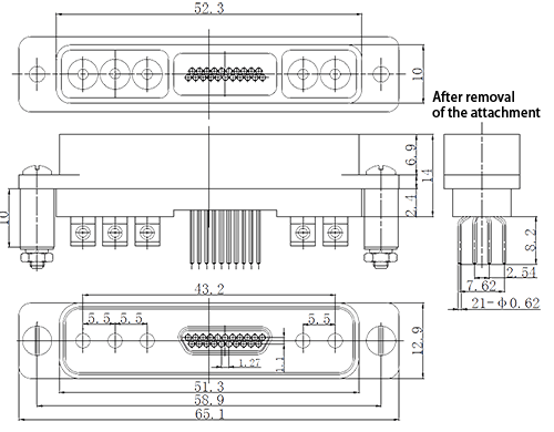 J30J 21TJN5GP dimensions