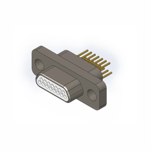 J30J Micro-D 1.27*2.54 Straight PCB Connector