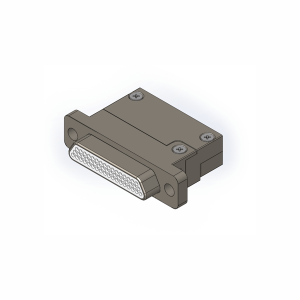 J30J Micro-D Solder Cup Connector with Cable Clamp