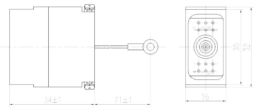 JF10 12TJ Plug drawing