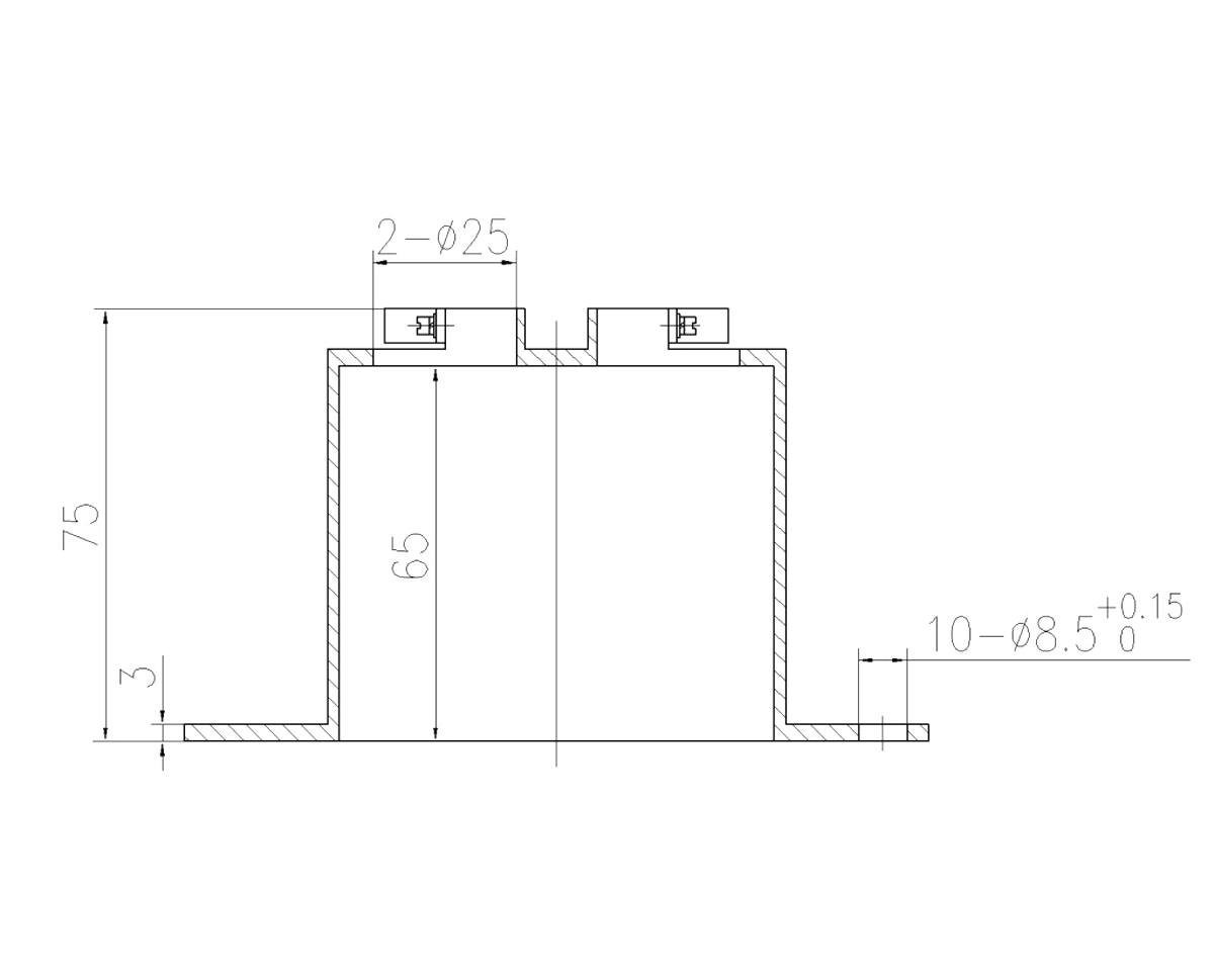 JF12 Type Rectangular Umbilical Connector Socket Cable Cover