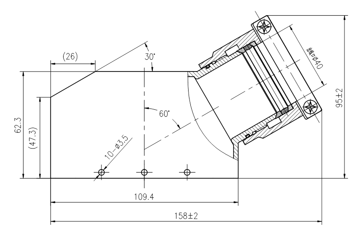 JF14 Type Rectangular Umbilical Connector JF14 182 20 Socket Cable Cover
