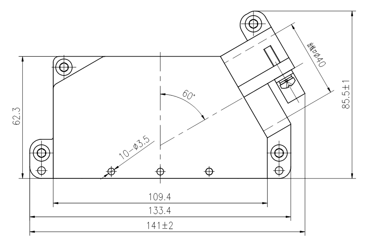 JF14 Type Rectangular Umbilical Connector JF14 182 24 Socket Split Cable Cover