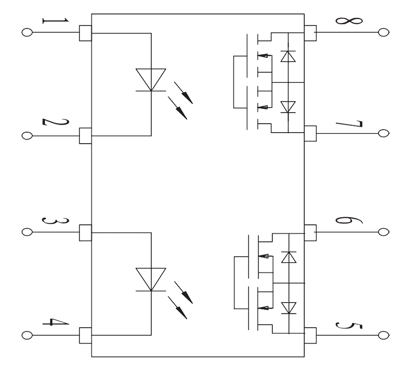 JGW 3023A Internal circuit diagram