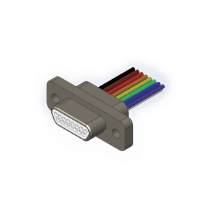 Mirco-D Pre-Wired Metal Shell Connector