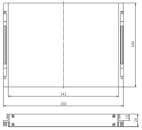 PDMK 3U Installation dimension