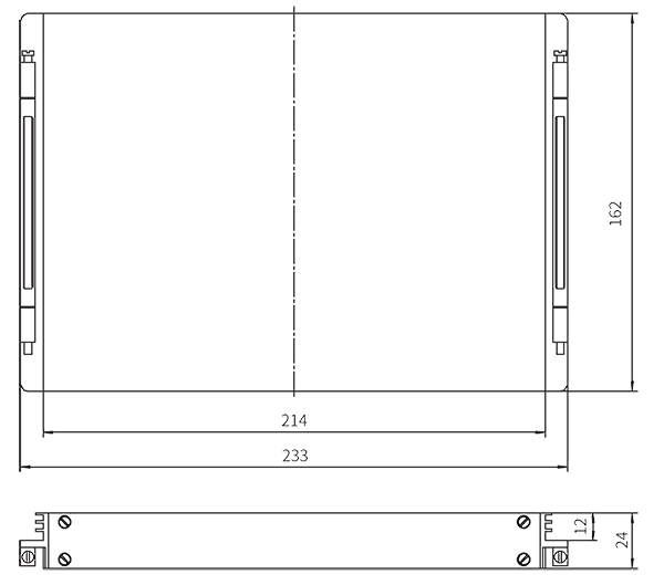 PDMK 6U Installation dimension