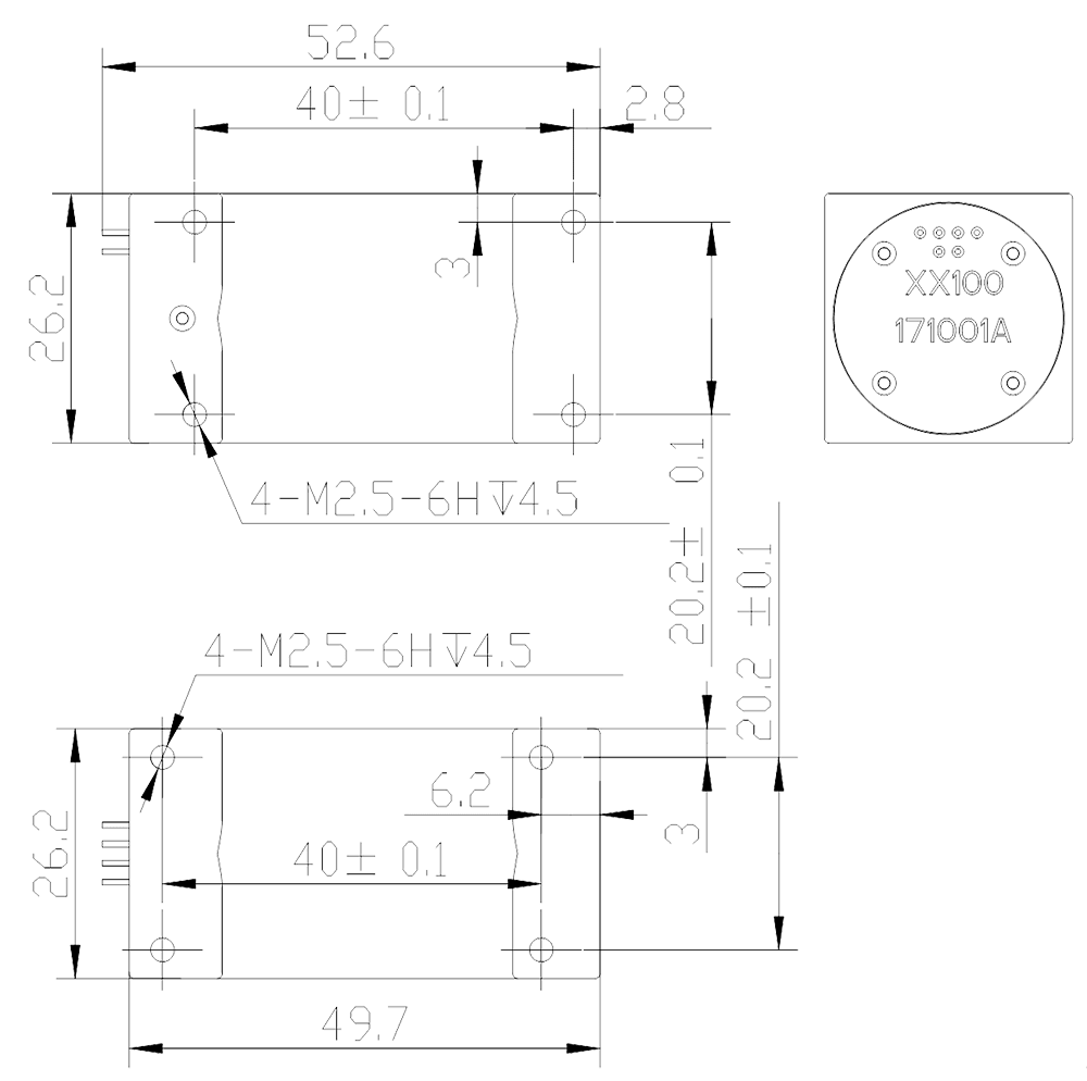 SD301 Mechanical Drawings