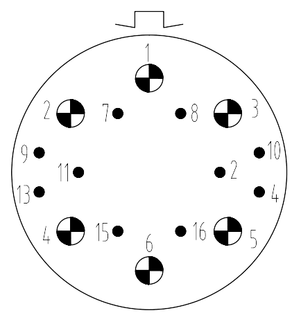 Y16 contact arrangement 2416I