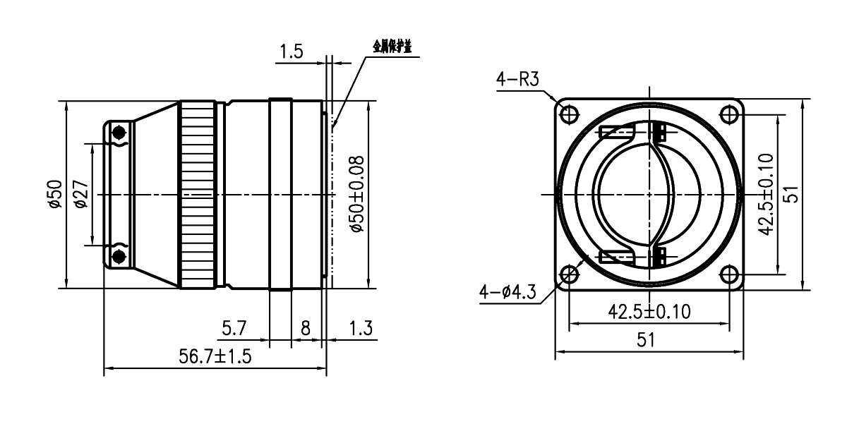YF10 Type Shear Umbilical Connector YF10 Socket