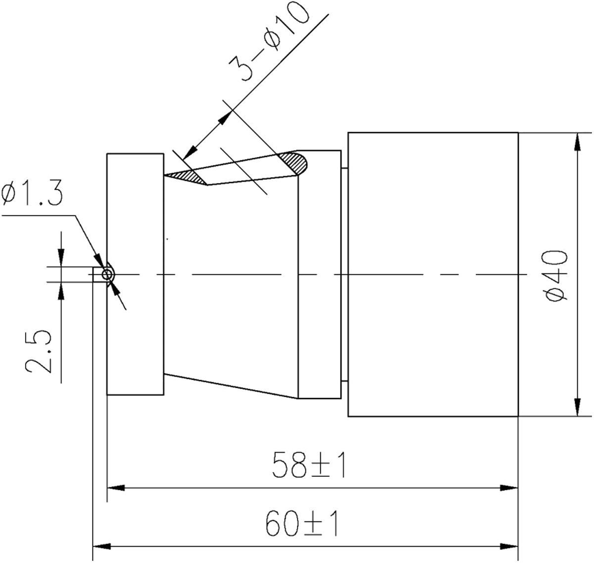 YF13 Type Circular Umbilical Connector YF13 30T Circular Umbilical Plug