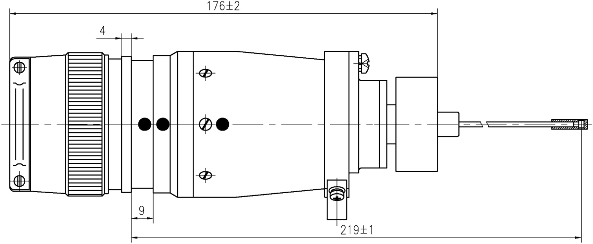 YF15 Type Umbilical Connector Plug Socket YF15A 100TJZK