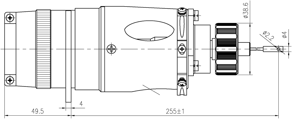 YF15 Type Umbilical Connector Plug Socket YF15A 137TJZK