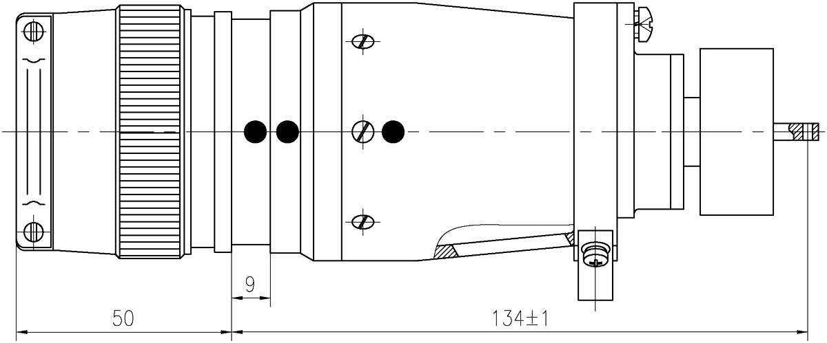 YF15 Type Umbilical Connector Plugs Sockets YF15B 124TJZK YF15B 124TJZKa YF15BⅡ 124TJZKa JKYF15B 124TJZKa