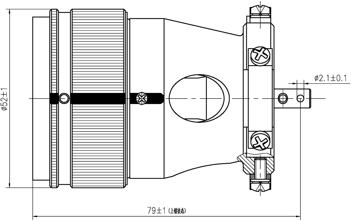 YF19A Type Circular Umbilical Connector YF19A 3078TJa2 Double layer Plug