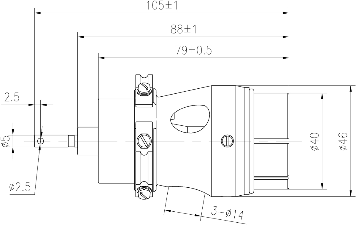 YF2 Type Circular Umbilical Connector YF2 57T Plug