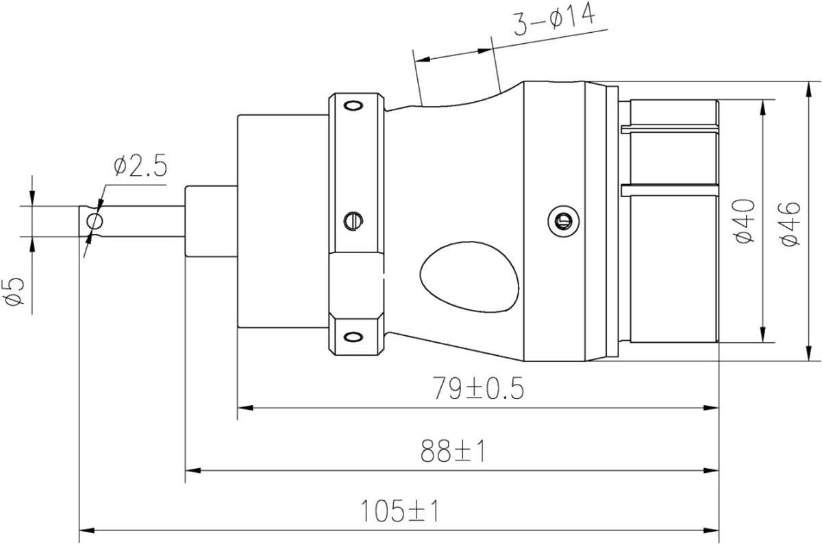 YF2 Type Circular Umbilical Connector YF2 78T Plug